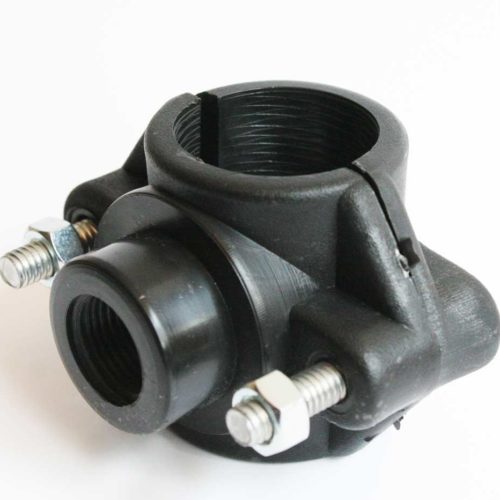 ABRAZADERA DOBLE  20mm  SALIDA 1/2"